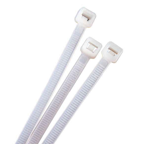 200mm X 4.8mm Natural Cable Ties (20Pk)